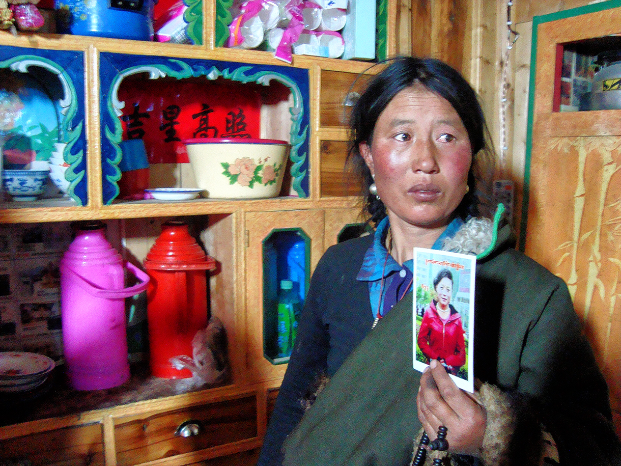 La mère de Tangzin Dolma a fait vœu de silence
