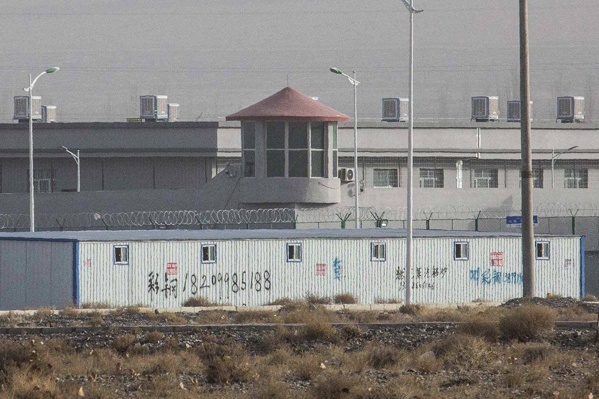 Un des camps d'internement dans le Xinjiang : celui de Kunshan à Artux